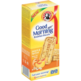 BOLACHAS BAKERS GOOD MORNING 300G PEACH N  APRICOT
