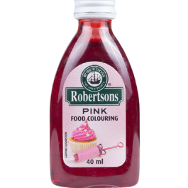 CORANTE ALIMENTAR ROSA PINK COLOURANT ROBERTSONS 40ML