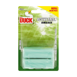 TOILET DUCK ACTIVE RIM BLOCK 2X50G