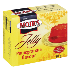 GELATIN MOIRS POMEGRANATE 80G JELLY
