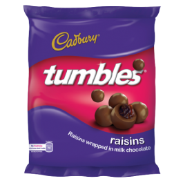 CHOCOLATE CADBURY TUMBLES RAISINS 65G