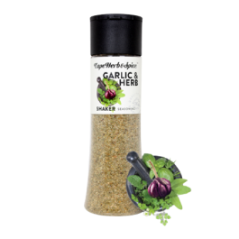 GARLIC AND HERB SHAKER 270G CAPE HERB AND SPICE