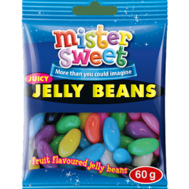 DOCES MISTER SWEETS JELLY BEANS 60G