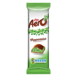 NESTLE AERO PEPPERMINT MILK CHOC SLAB 85G