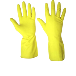 LUVAS YELLOW RUBBER GLOVES