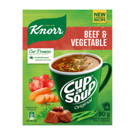 KNORR SOPA DE BEEF E VEGETAIS 3 X 20g SOUP