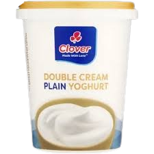 CLOVER DOUBLE CREAM PLAIN YOGHURT 1KG