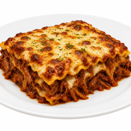 READY MEAL PULLED PORK LASAGNA