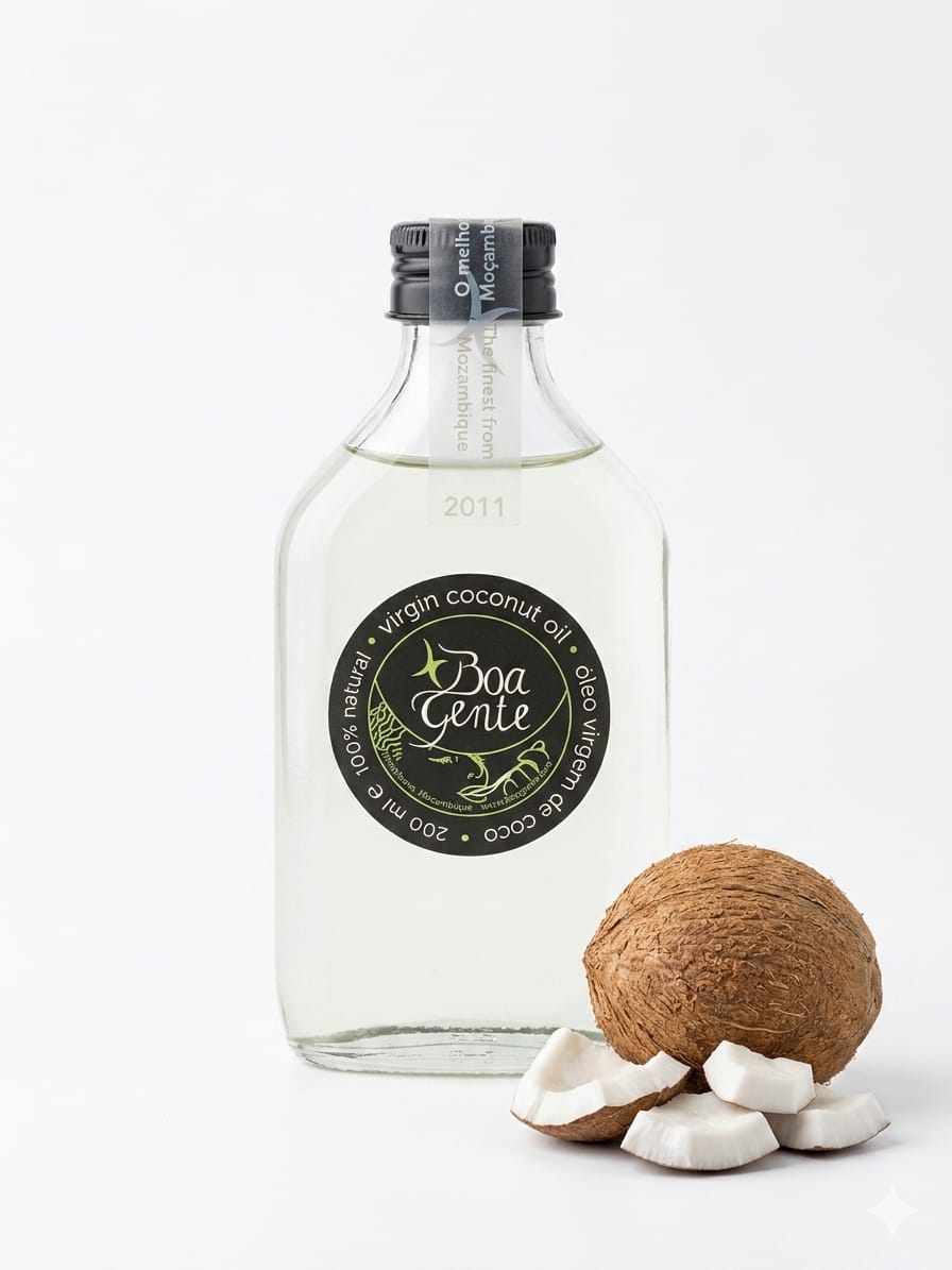 OLEO DE COCO 200ML BOA GENTE COCONUT OIL