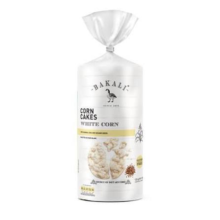 BAKALI WHITE CORN CAKES 125G